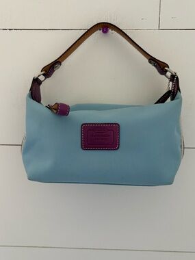 Coach Nylon Top Handle Pouch